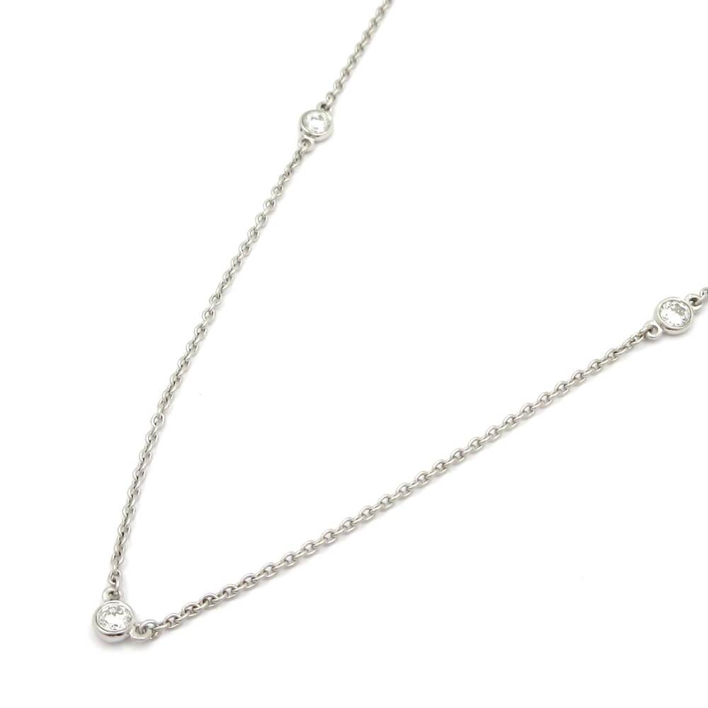 Tiffany & Co. By The Yard Necklace Pt950 Diamond